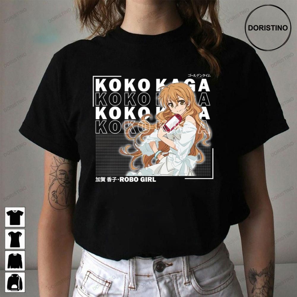 White Background Koko Kaga Golden Time Trending Style